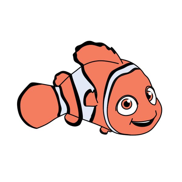 disegni di disegno-pesce-Nemo-passo8