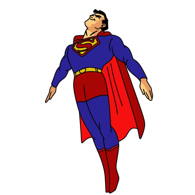 disegni di Come-disegnare-Superman-passo10-3