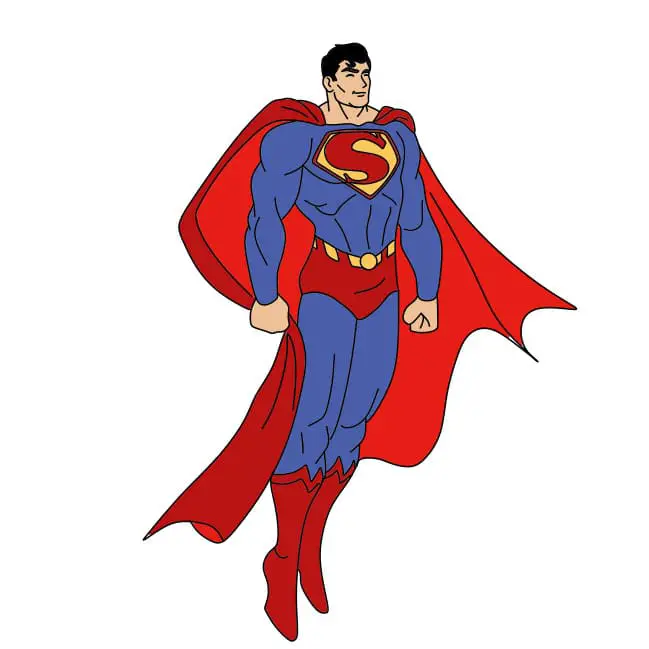 disegni di Come-disegnare-Superman-passo13-2