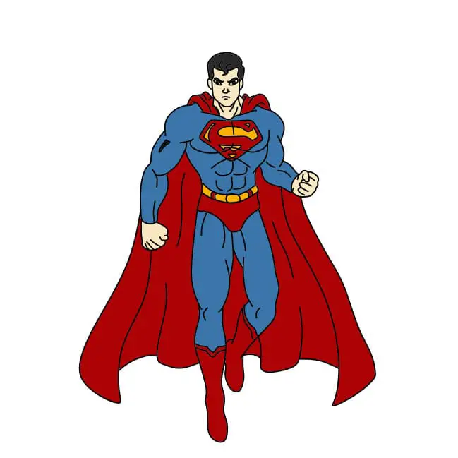 disegni di Come-disegnare-Superman-passo13-4