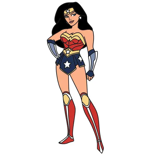 disegni di Come-disegnare-Wonder-Woman-passo10