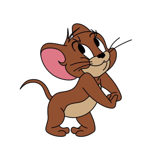 disegni di come-disegnare-Jerry-passo9
