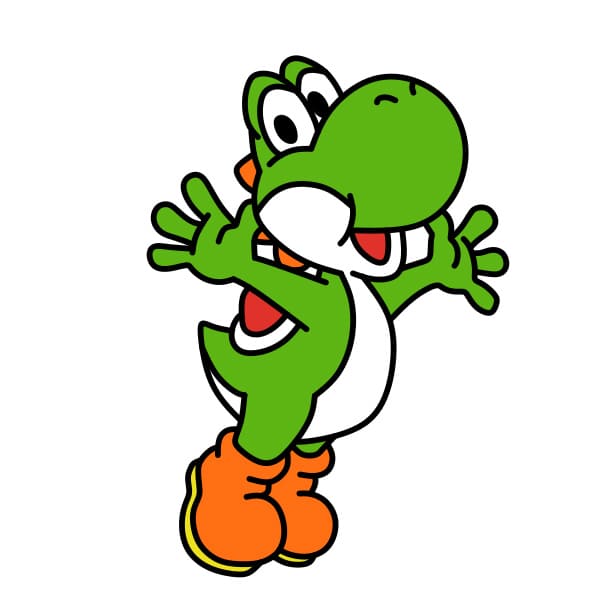 disegni di come-disegnare-Yoshi-passo12