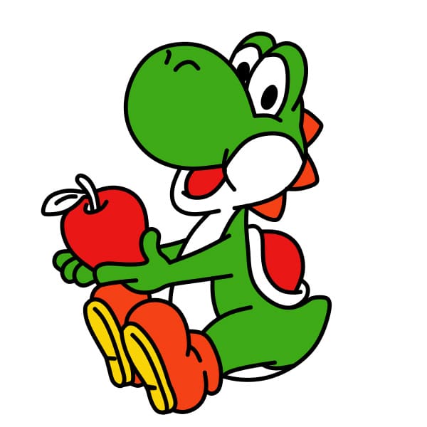 disegni di come-disegnare-Yoshi-passo9-3