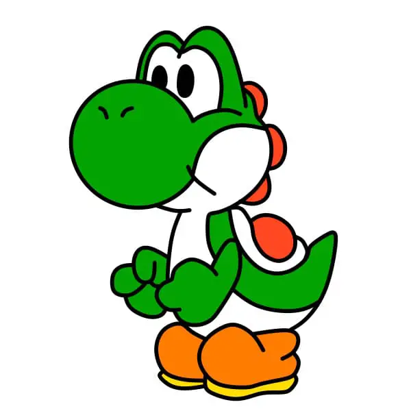 disegni di come-disegnare-Yoshi-passo9