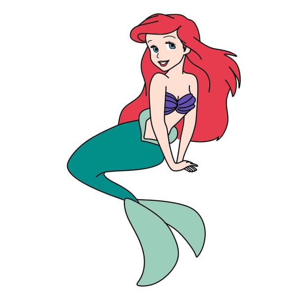 disegni di come-disegnare-sirena-passo9-1