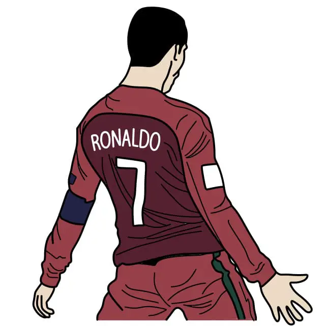 disegni di Come-disegnare-Ronaldo-passo12