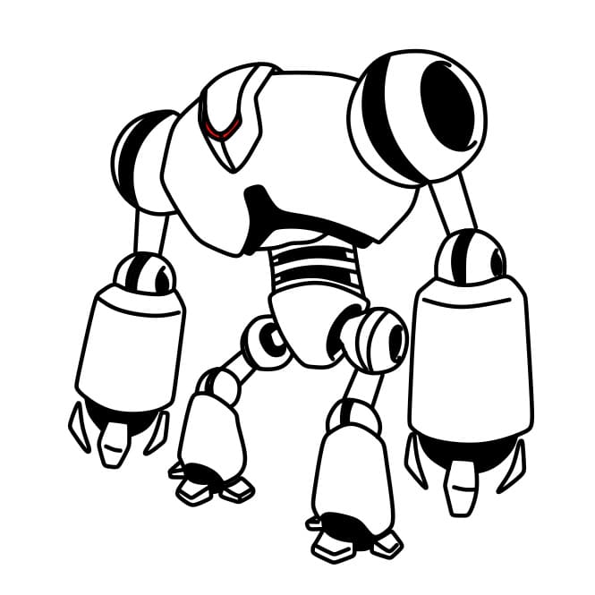 disegni di Come-disegnare-un-robot-Passaggio11-3