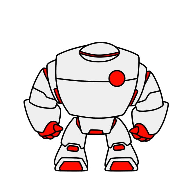 disegni di Come-disegnare-un-robot-Passaggio9-4
