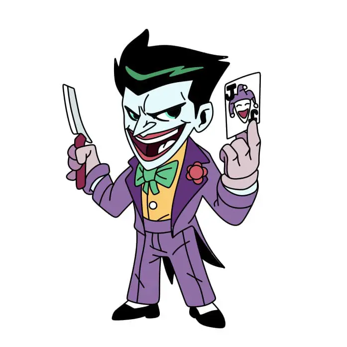 disegni di Come-disegnare-il-clown-Joker-passo12-2