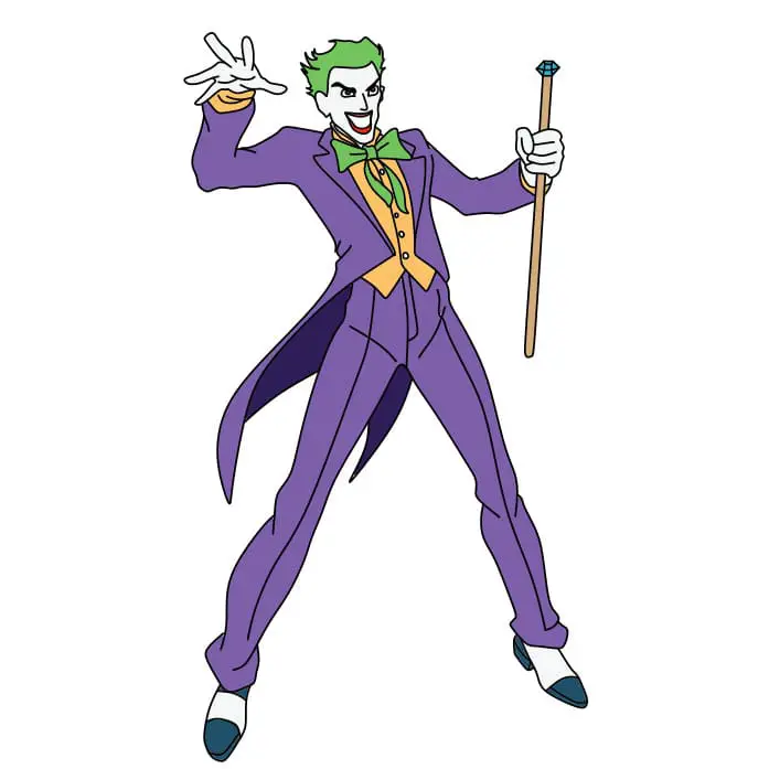 disegni di Come-disegnare-il-clown-Joker-passo12