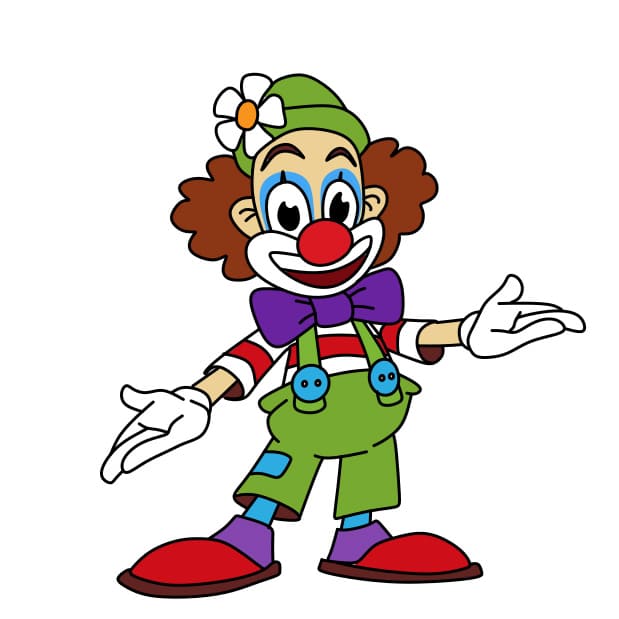 disegni di Come-disegnare-un-pagliaccio-passo12-1