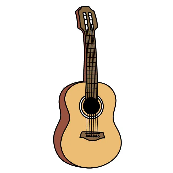 disegni di come-disegnare-la-chitarra-passo8