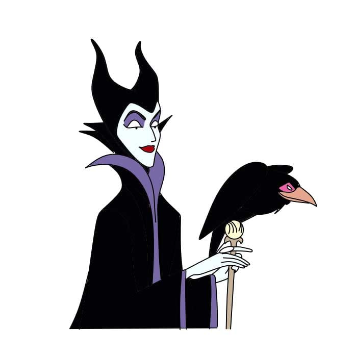disegni di Come-disegnare-Malefica-Step-9-1