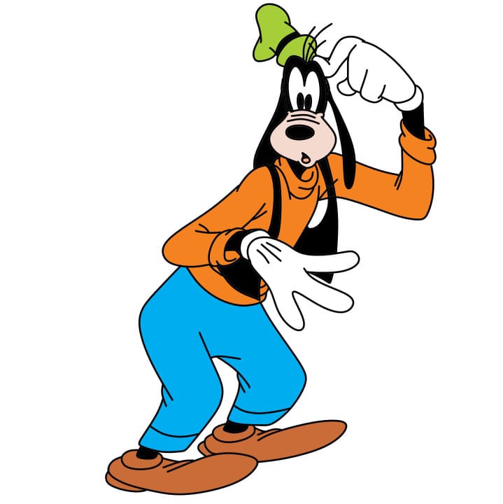 disegni di Come-disegnare-Pippo-Step-11-2