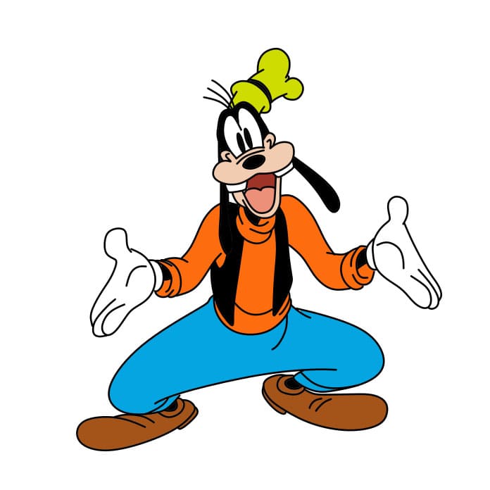 disegni di Come-disegnare-Pippo-Step-9