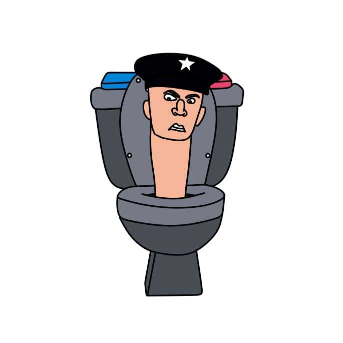 disegni di Come-disegnare-Skibidi-Toilet-Step-9-4