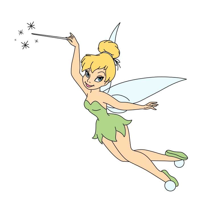 disegni di Come-disegnare-Tinkerbell-Step-11
