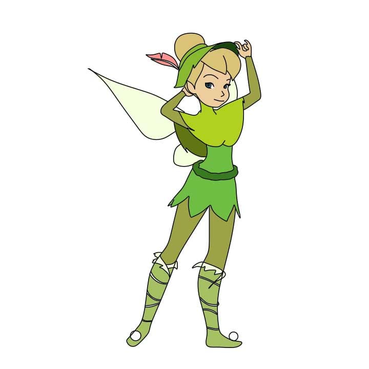 disegni di Come-disegnare-Tinkerbell-Step-12