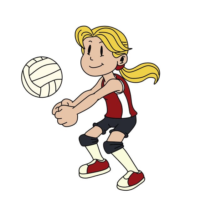 disegni di Come-disegnare-la-pallavolo-Step-11-3