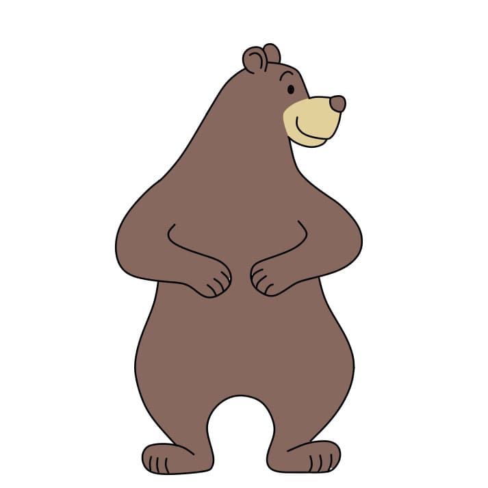 disegni di Come-disegnare-un-orso-passo7-2