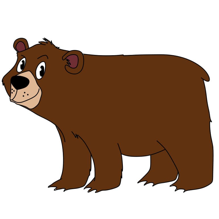 disegni di Come-disegnare-un-orso-passo9-1