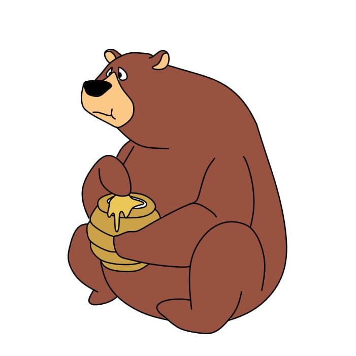 disegni di Come-disegnare-un-orso-passo9-3