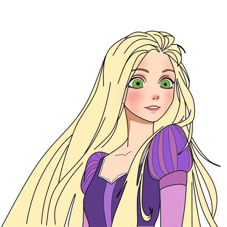 disegni di Come-disegnare-una-principessa-dai-capelli-nuvolosi-Step-9-2
