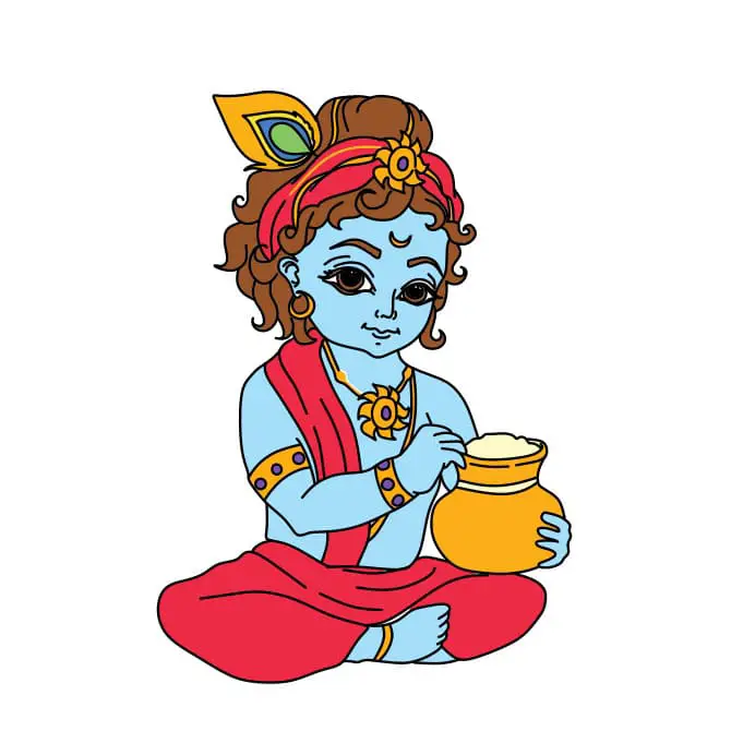 disegni di Signore Krishna