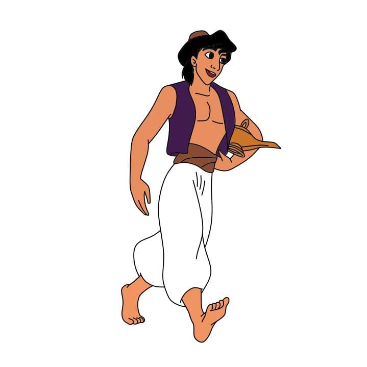 disegni di Come-disegnare-Aladino-Step-12