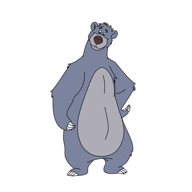 disegni di Come-disegnare-Baloo-Step-8-2