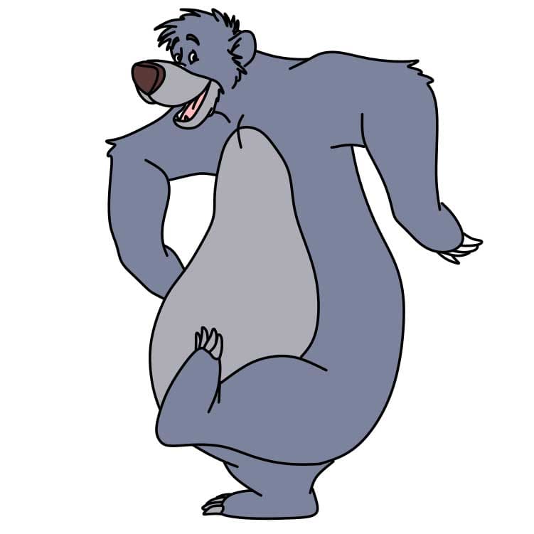 disegni di Come-disegnare-Baloo-Step-9-2