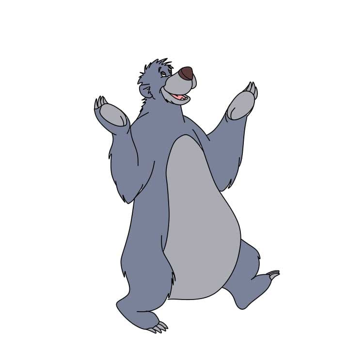 disegni di Come-disegnare-Baloo-Step-9-6