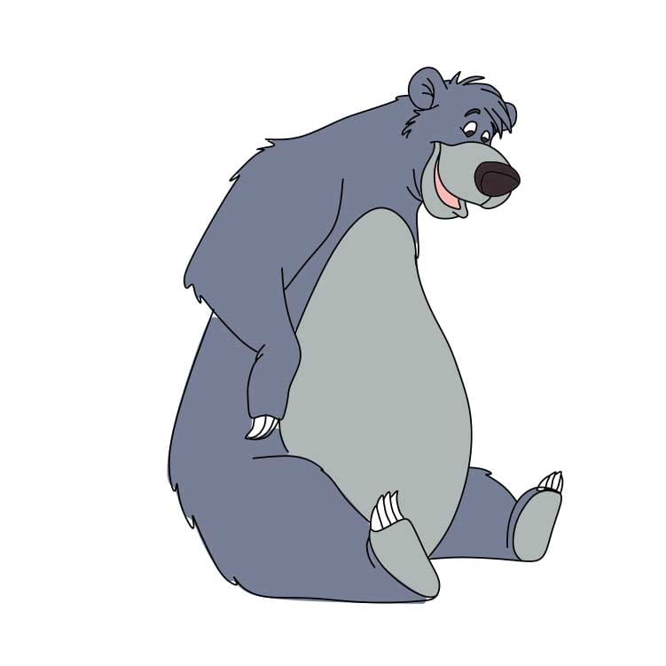 disegni di Come-disegnare-Baloo-Step-9-9