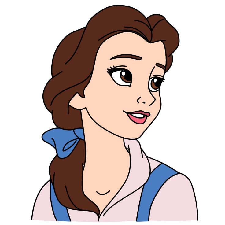 disegni di Come-disegnare-Belle-Step-7-4