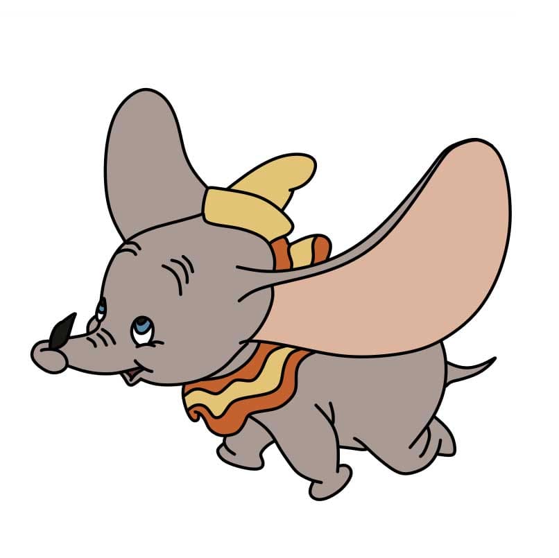 disegni di Come-disegnare-Dumbo-Step-10