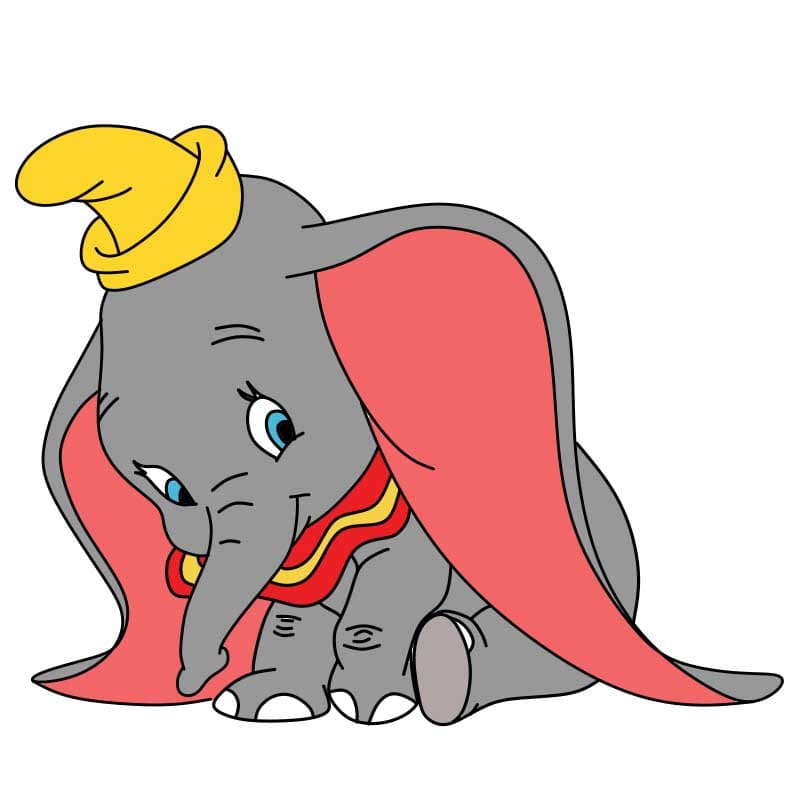 disegni di Dumbo