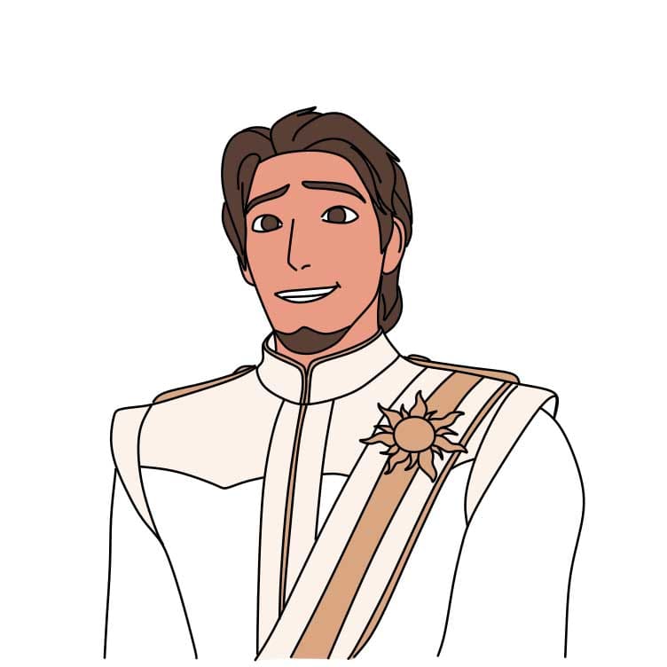 disegni di Come-disegnare-Flynn-Rider-Passo-7-2