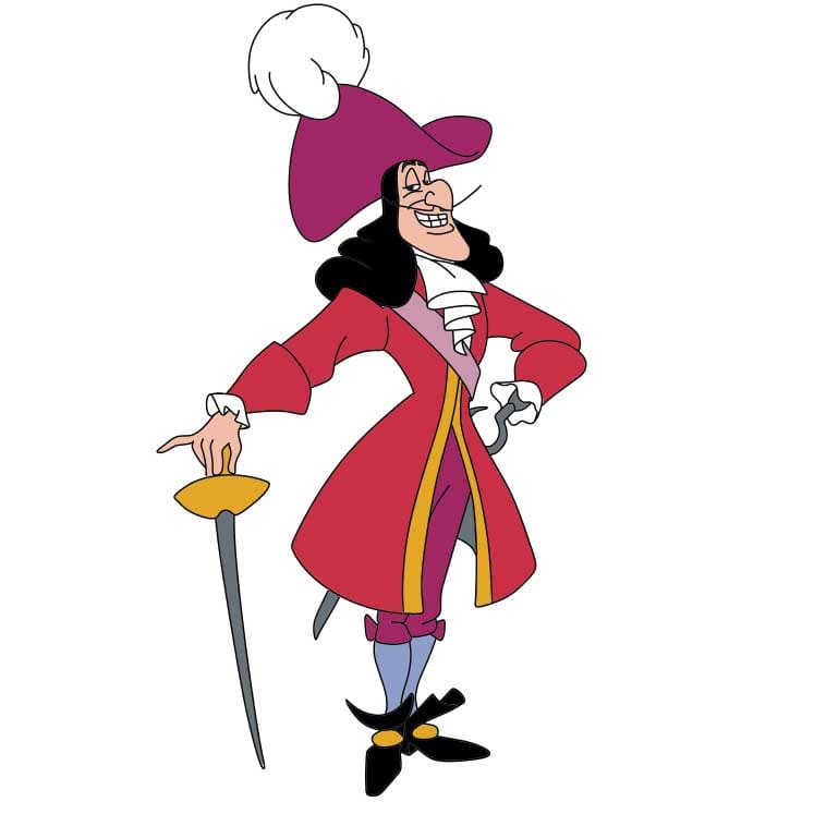 disegni di Come-disegnare-Hook-Passo-11