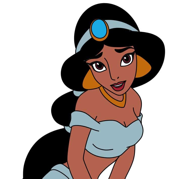 disegni di Come-disegnare-Jasmine-Step-9-3