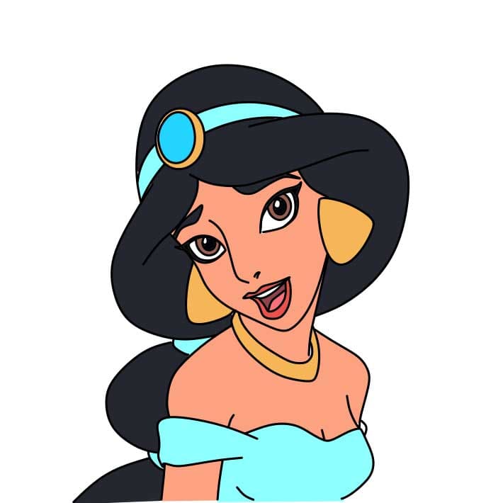disegni di Come-disegnare-Jasmine-Step-9-5