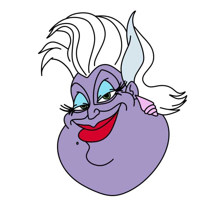 disegni di Come-disegnare-Ursula-Passo-7-1