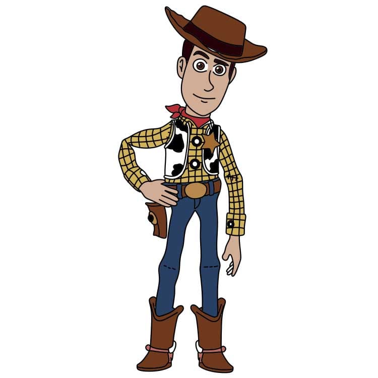 disegni di Come-disegnare-Woody-Step-12-2