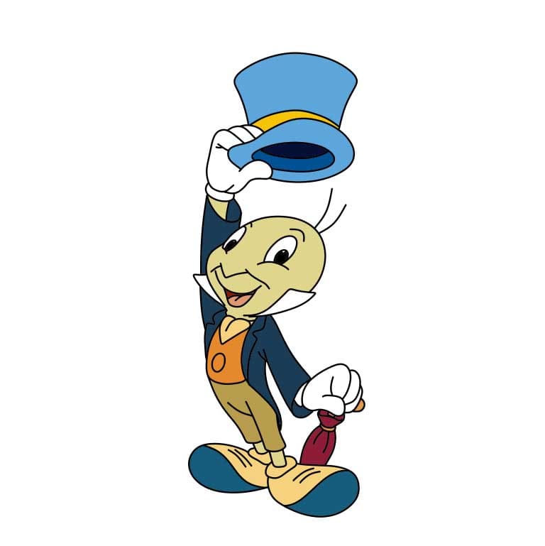 disegni di Jiminy Cricket