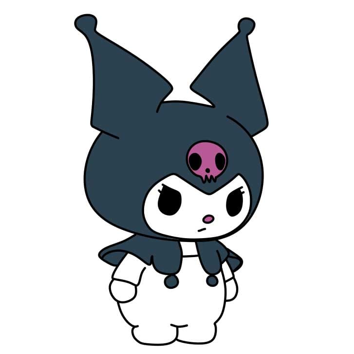 disegni di Come-disegnare-Kuromi-Passo-7-2