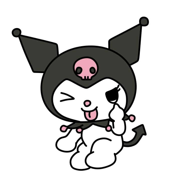 disegni di Come-disegnare-Kuromi-Passo-8-4
