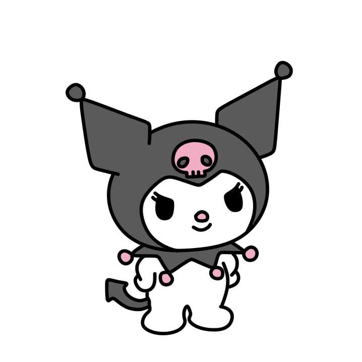 disegni di Come-disegnare-Kuromi-Passo-8-6