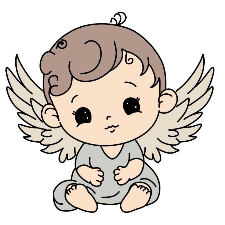 disegni di Come-disegnare-un-angelo-Passo-9-2