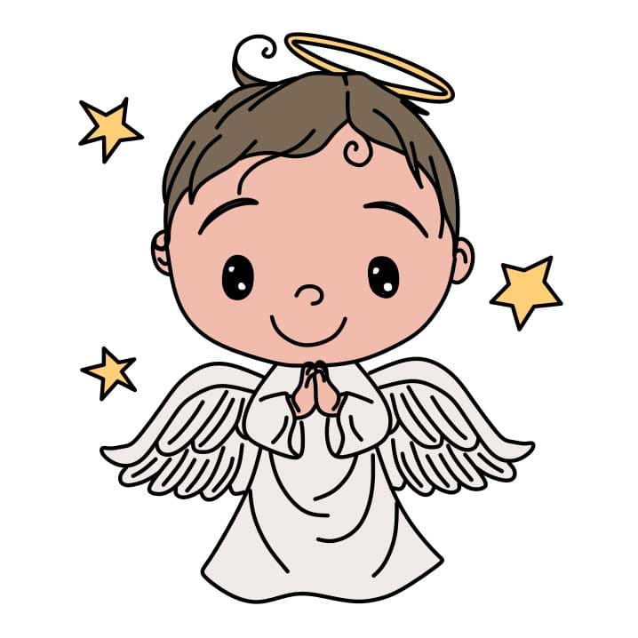 disegni di Come-disegnare-un-angelo-Passo-9
