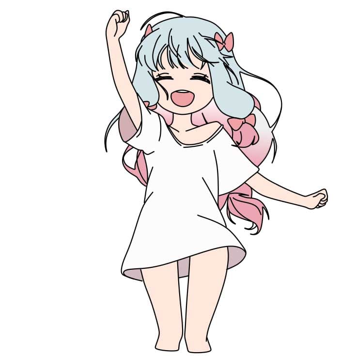 disegni di Come-disegnare-una-ragazza-anime-Passo-8-2